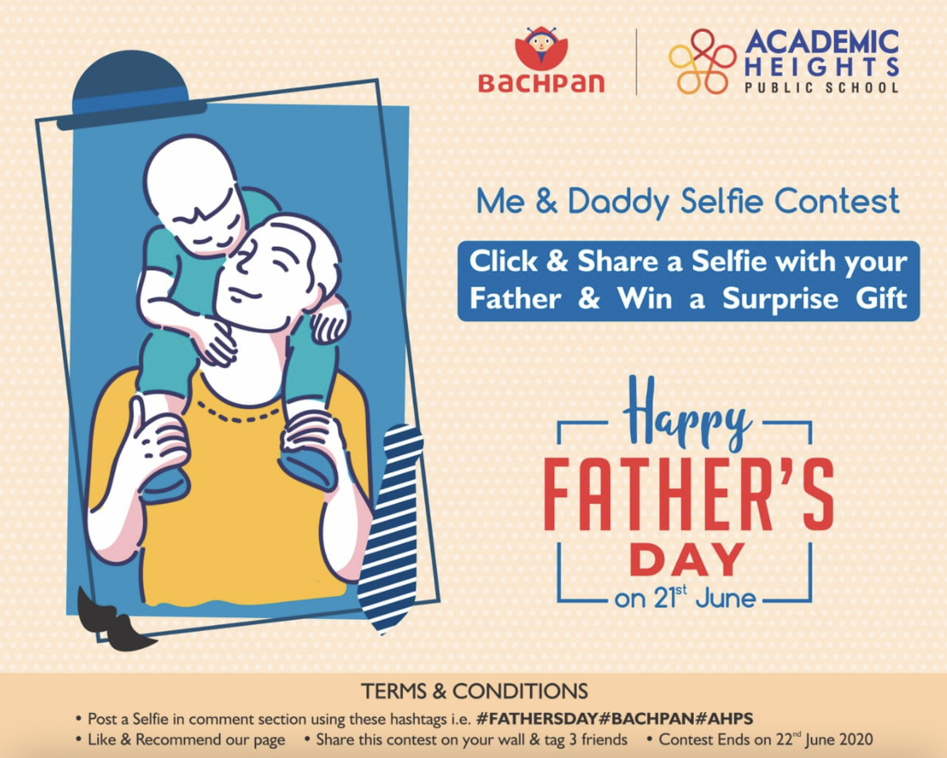 a father's day selfie contest