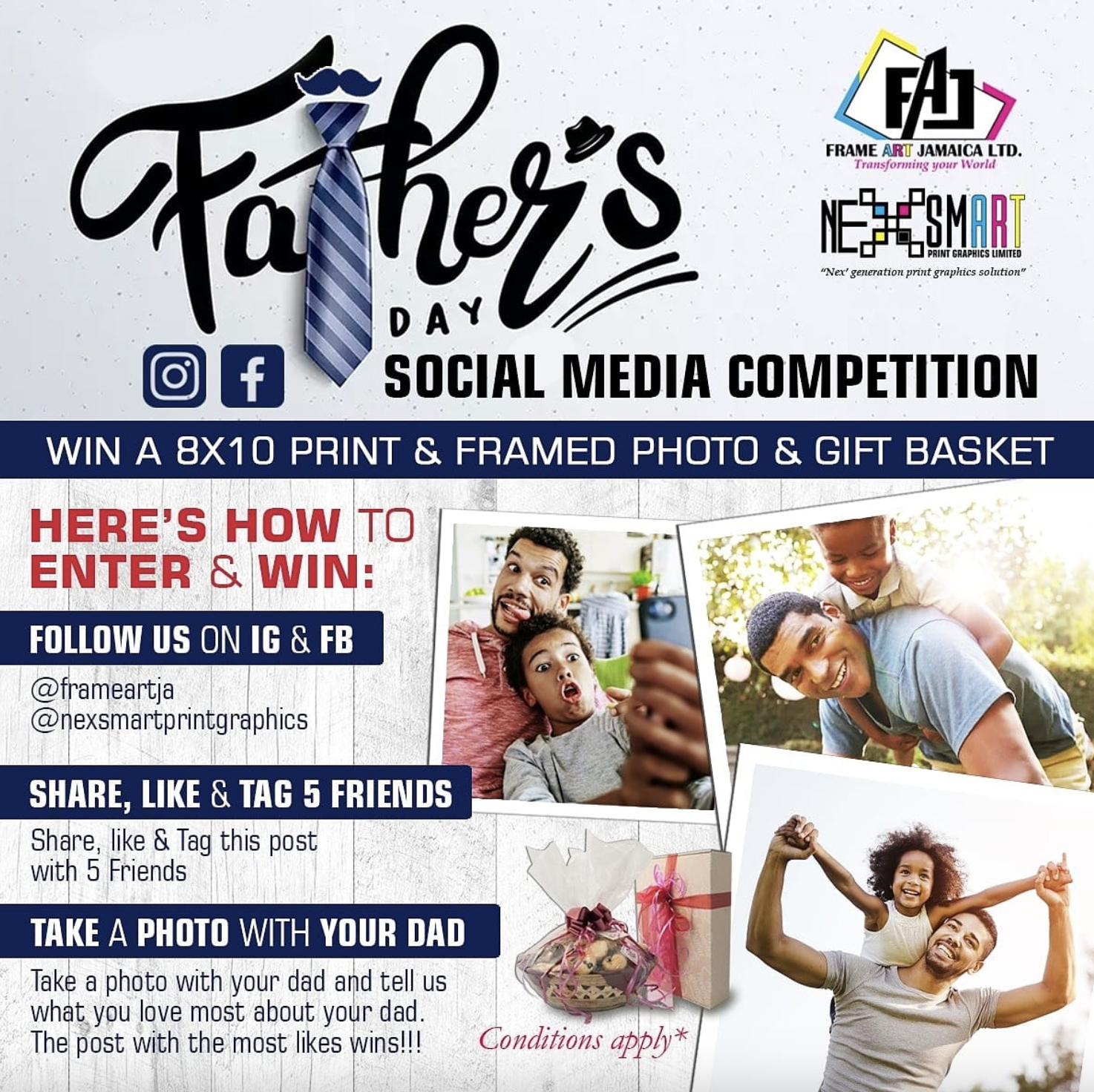 a father's day social media competition